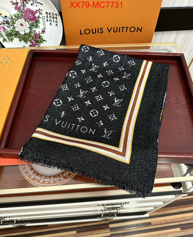 Scarf-LV luxury fashion replica designers ID: MC7731 $: 79USD