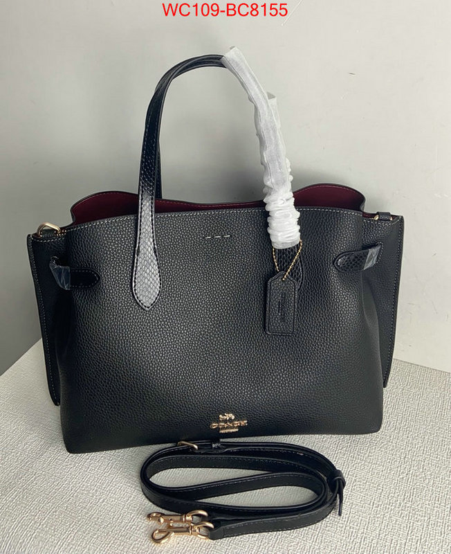 Coach Bags(4A)-Handbag- unsurpassed quality ID: BC8155 $: 109USD,