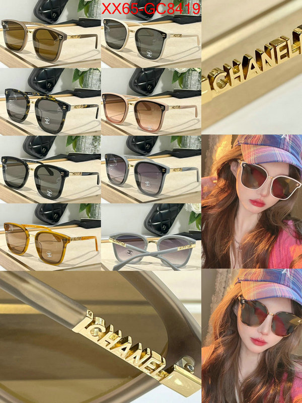 Glasses-Chanel what's the best place to buy replica ID: GC8419 $: 65USD