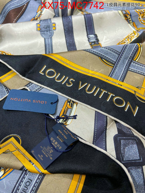 Scarf-LV top fake designer ID: MC7742 $: 75USD