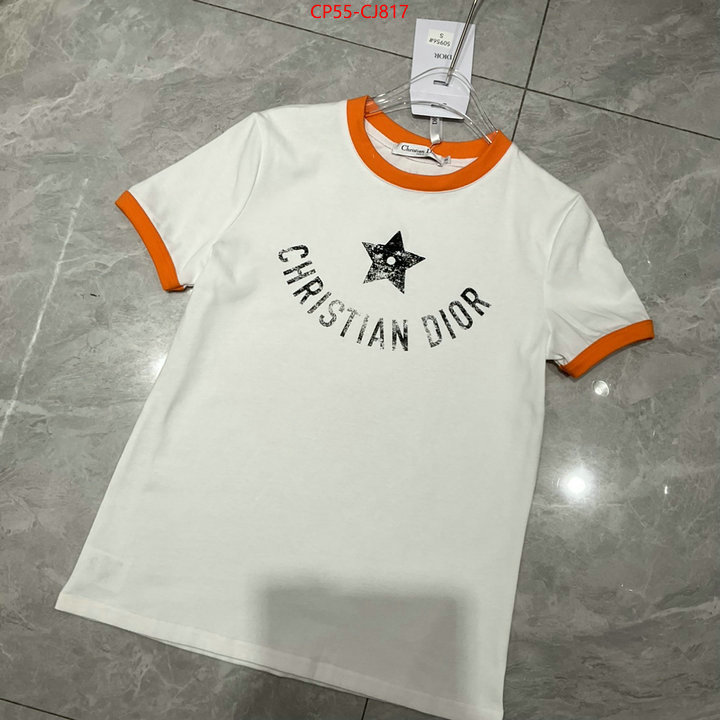 Clothing-Dior designer high replica ID: CJ817 $: 55USD