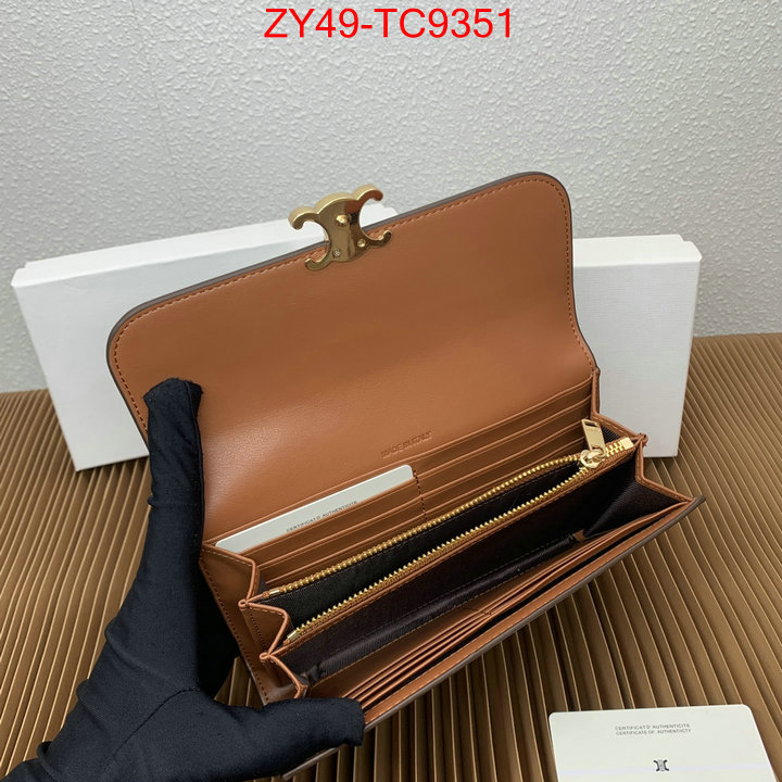 CELINE Bags(4A)-Wallet top quality replica ID: TC9351 $: 49USD,