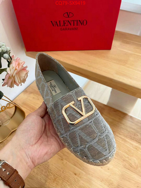 Women Shoes-Valentino aaaaa replica designer ID: SX9419 $: 79USD