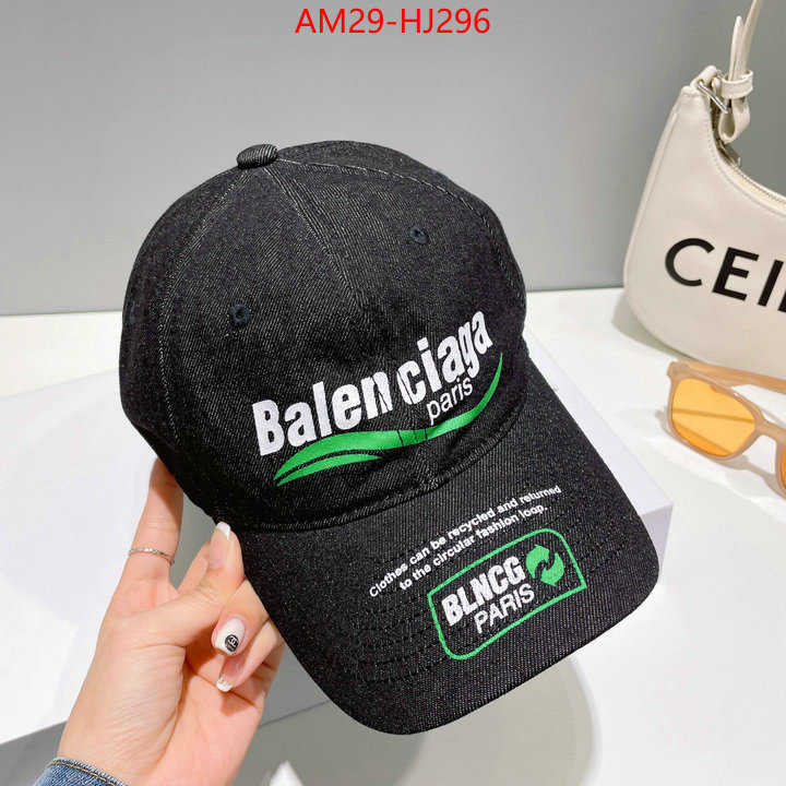 Cap(Hat)-Balenciaga 2024 aaaaa replica customize ID: HJ296 $: 29USD