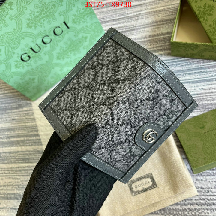 Gucci Bags(TOP)-Wallet- perfect ID: TX9730 $: 75USD,