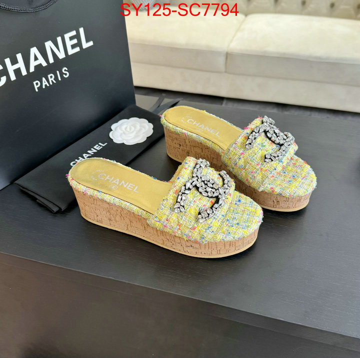 Women Shoes-Chanel brand designer replica ID: SC7794 $: 125USD