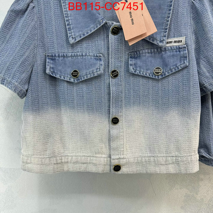 Clothing-MIU MIU sellers online ID: CC7451 $: 115USD