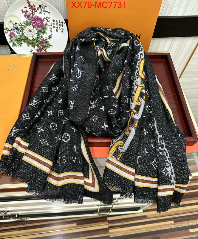 Scarf-LV luxury fashion replica designers ID: MC7731 $: 79USD