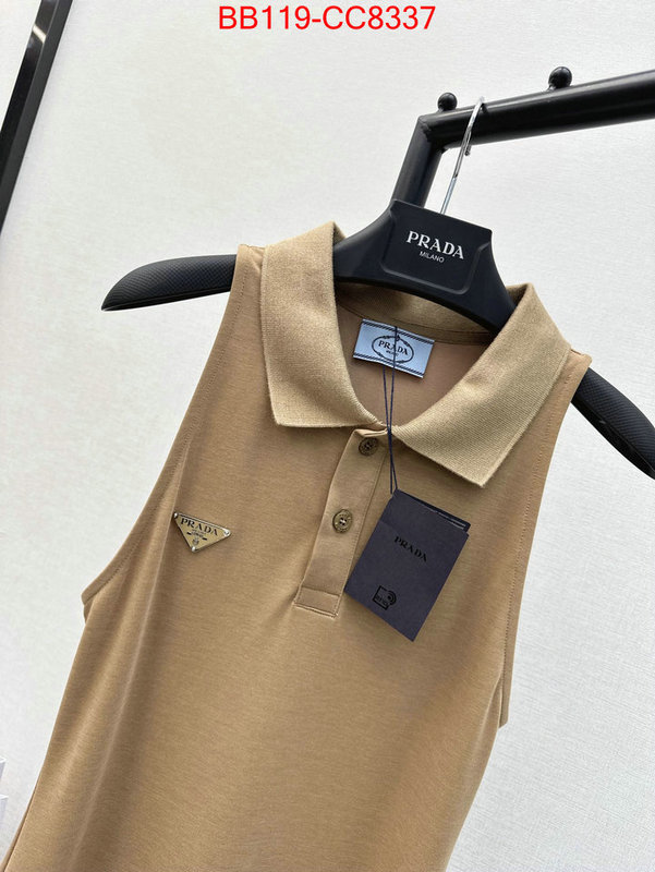 Clothing-Prada what 1:1 replica ID: CC8337 $: 119USD