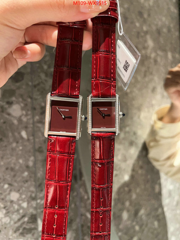 Watch(4A)-Cartier the highest quality fake ID: WX9515 $: 109USD