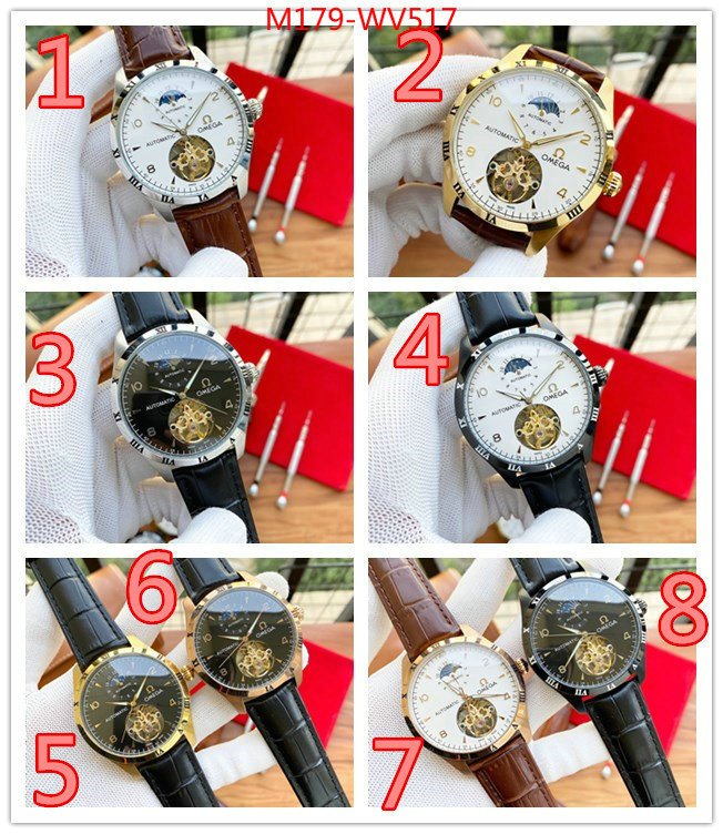 Watch(4A)-Omega luxury fashion replica designers ID: WV517 $:179USD