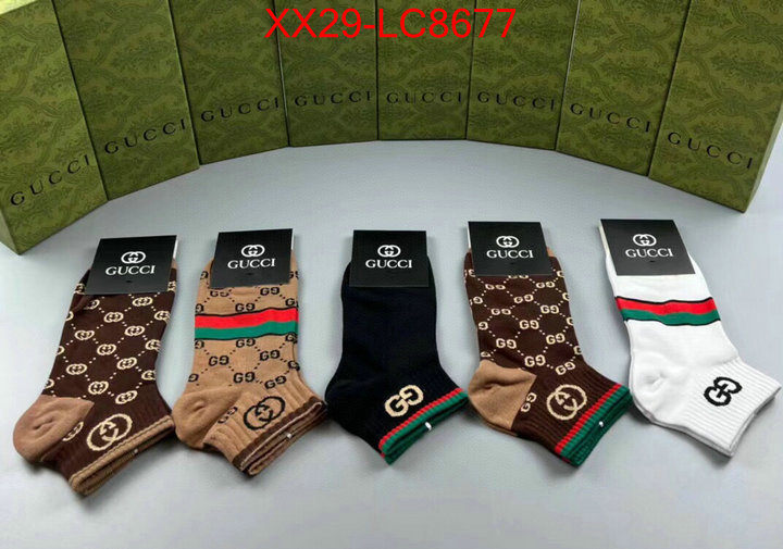 Sock-Gucci best quality fake ID: LC8677 $: 29USD