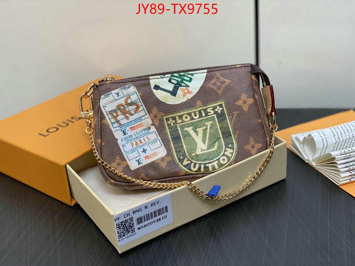 LV Bags(TOP)-Wallet the highest quality fake ID: TX9755 $: 89USD,