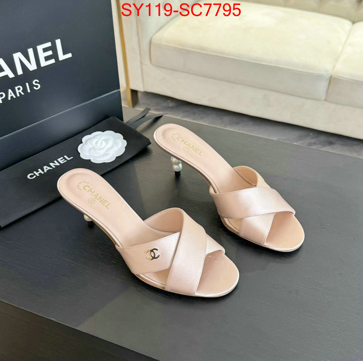 Women Shoes-Chanel for sale cheap now ID: SC7795 $: 119USD