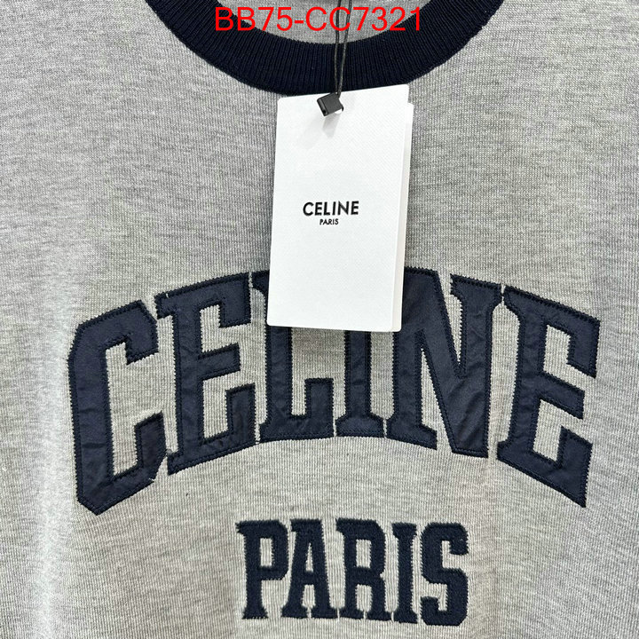 Clothing-Celine replicas buy special ID: CC7321 $: 75USD