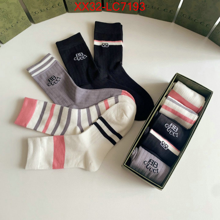 Sock-Gucci 7 star collection ID: LC7193 $: 32USD