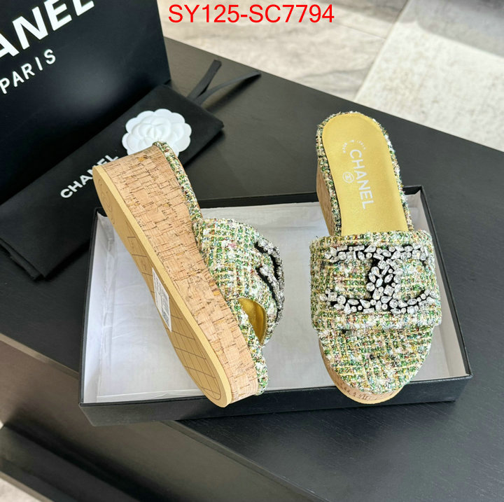 Women Shoes-Chanel brand designer replica ID: SC7794 $: 125USD