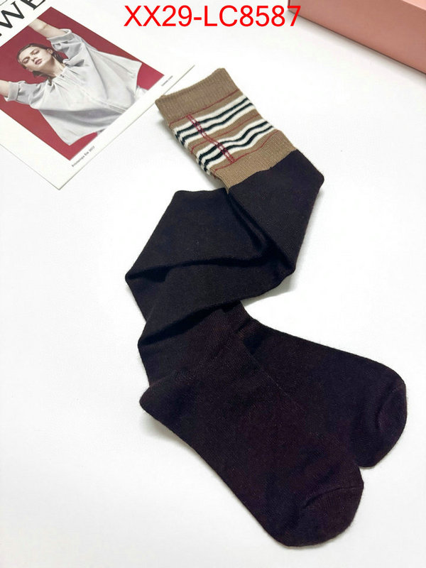 Sock-Burberry high quality 1:1 replica ID: LC8587 $: 29USD