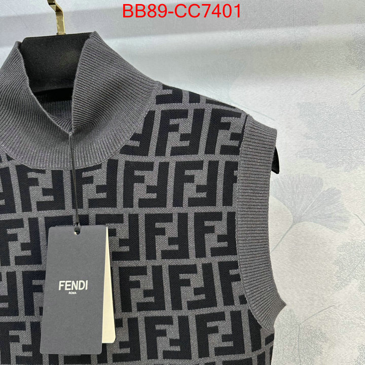 Clothing-Fendi aaaaa+ replica ID: CC7401 $: 89USD