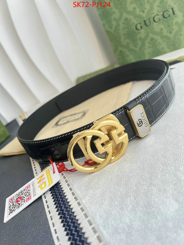 Belts-Gucci shop the best high quality ID: PJ124 $: 72USD