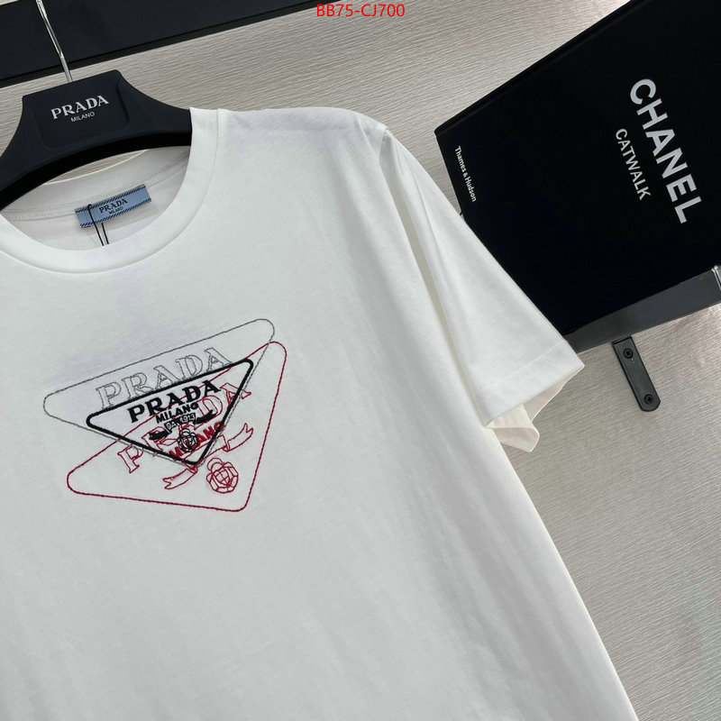 Clothing-Prada best designer replica ID: CJ700 $: 75USD