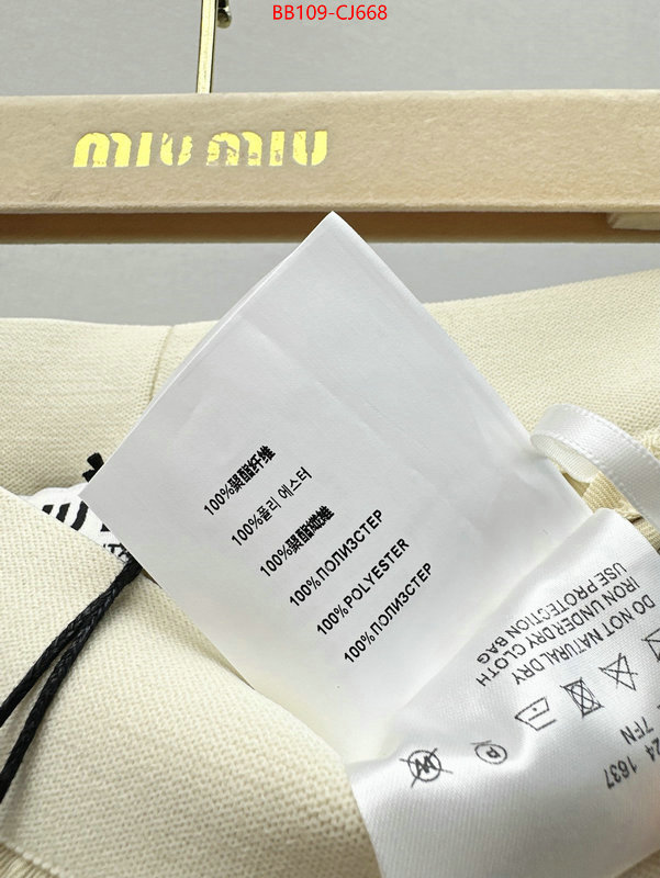 Clothing-MIU MIU the best ID: CJ668 $: 109USD