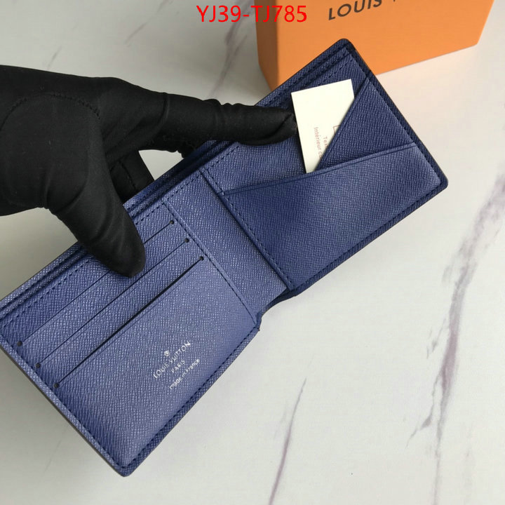 LV Bags(4A)-Wallet top brands like ID: TJ785 $: 39USD,