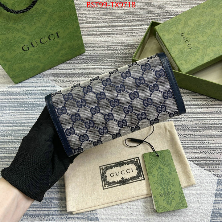 Gucci Bags(TOP)-Wallet- replica aaaaa+ designer ID: TX9718 $: 99USD,