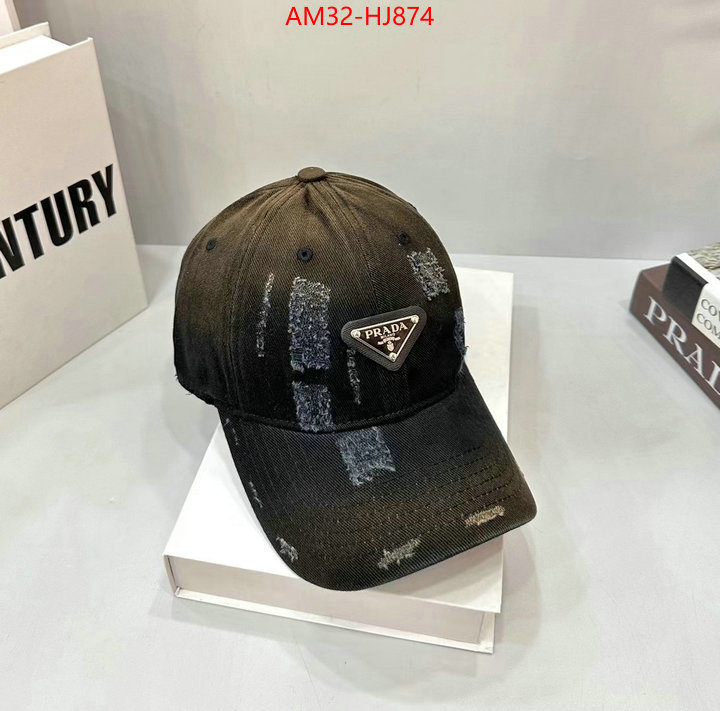 Cap (Hat)-Prada buy luxury 2024 ID: HJ874 $: 32USD