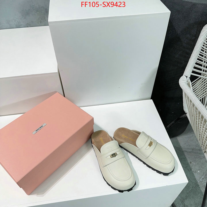 Women Shoes-Miu Miu 2024 aaaaa replica customize ID: SX9423 $: 105USD