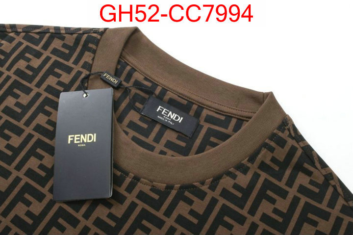 Clothing-Fendi brand designer replica ID: CC7994 $: 52USD