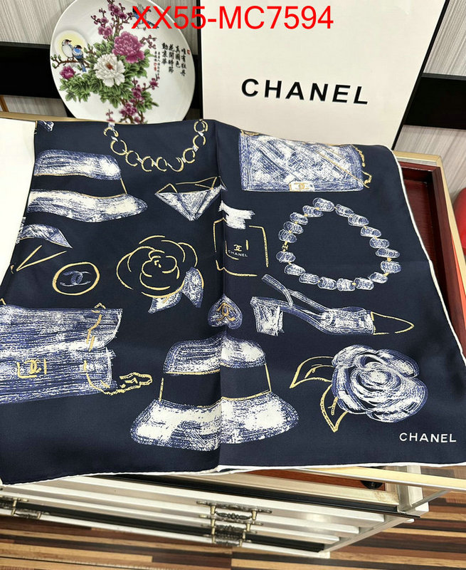 Scarf-Chanel fake high quality ID: MC7594 $: 55USD