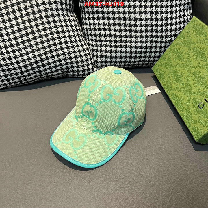 Cap(Hat)-Gucci buy high quality cheap hot replica ID: HJ419 $: 37USD