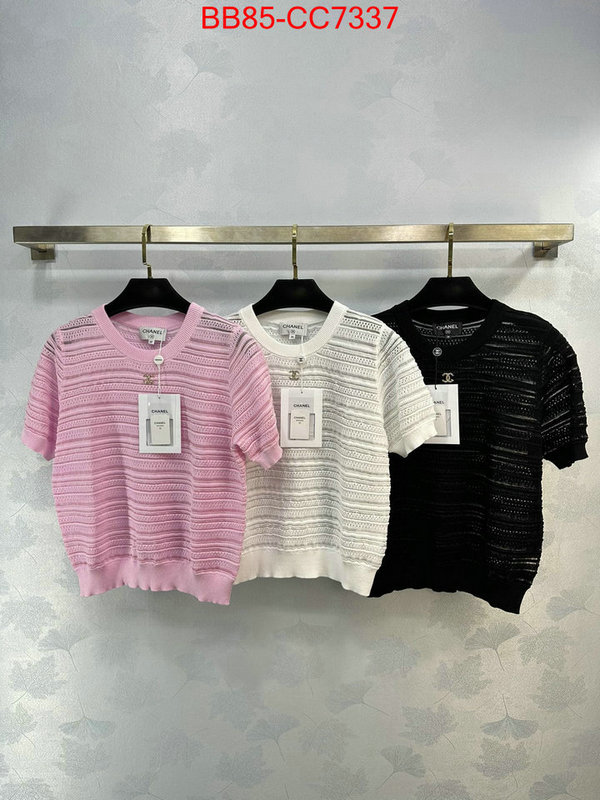 Clothing-Chanel 1:1 replica wholesale ID: CC7337 $: 85USD