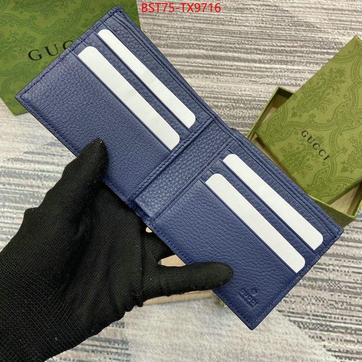 Gucci Bags(TOP)-Wallet- can i buy replica ID: TX9716 $: 75USD,