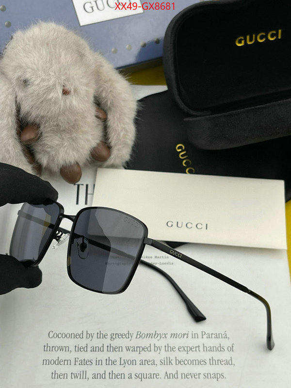 Glasses-Gucci top grade ID: GX8681 $: 49USD