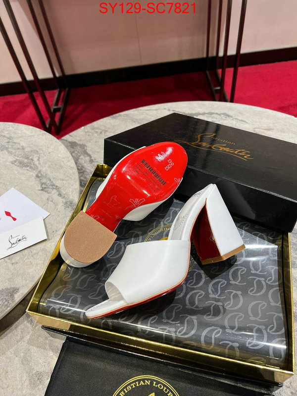 Women Shoes-Christian Louboutin practical and versatile replica designer ID: SC7821 $: 129USD