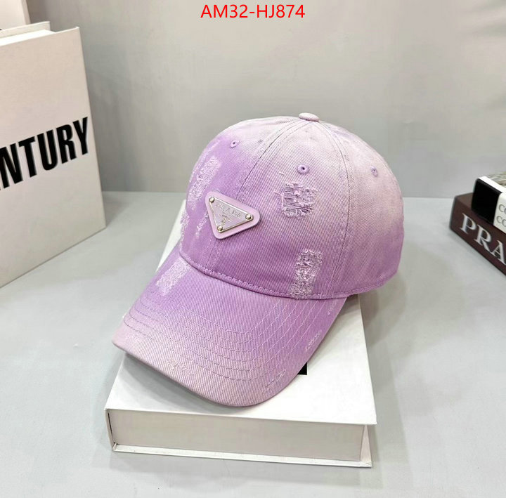Cap (Hat)-Prada buy luxury 2024 ID: HJ874 $: 32USD