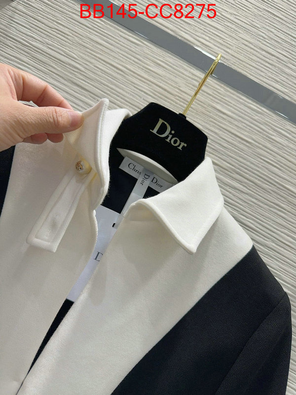 Clothing-Dior 2024 aaaaa replica customize ID: CC8275 $: 145USD