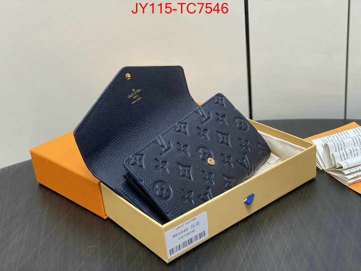 LV Bags(TOP)-Wallet what's best ID: TC7546 $: 115USD,