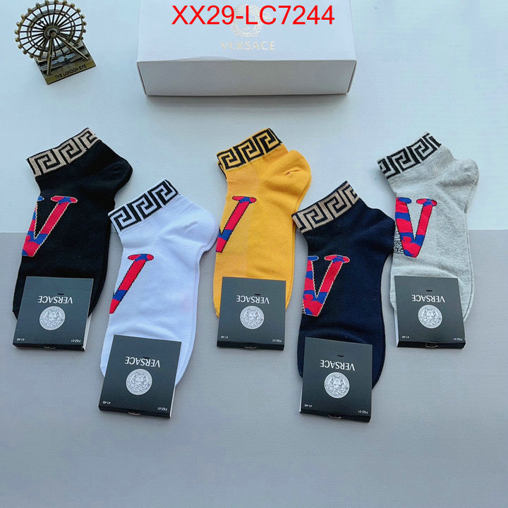 Sock-Versace 2024 replica wholesale cheap sales online ID: LC7244 $: 29USD