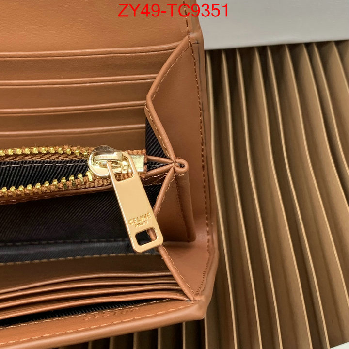 CELINE Bags(4A)-Wallet top quality replica ID: TC9351 $: 49USD,