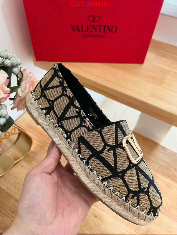 Women Shoes-Valentino aaaaa replica designer ID: SX9419 $: 79USD