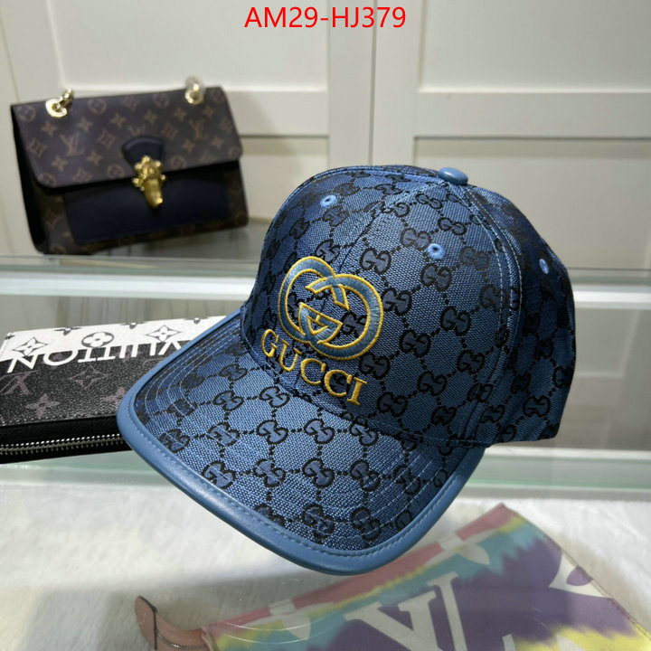 Cap(Hat)-Gucci buy cheap replica ID: HJ379 $: 29USD