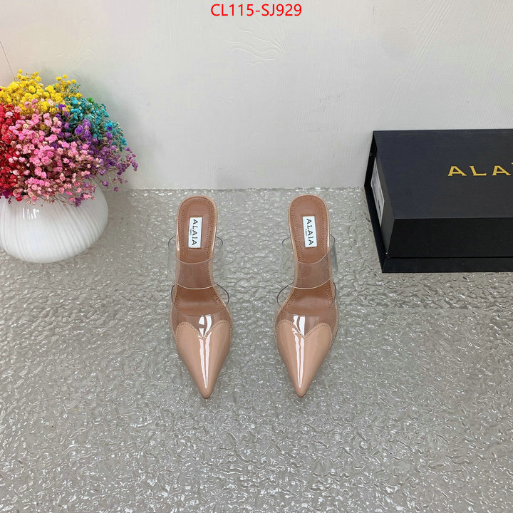 Women Shoes-ALAIA can you buy replica ID: SJ929 $: 115USD