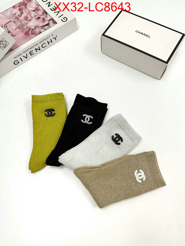 Sock-Chanel online from china ID: LC8643 $: 32USD