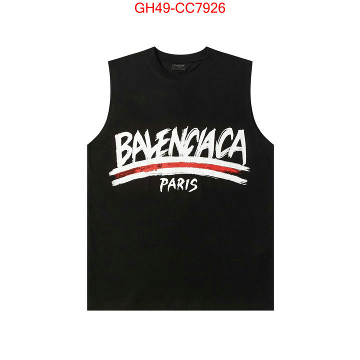 Clothing-Balenciaga fake cheap best online ID: CC7926 $: 49USD