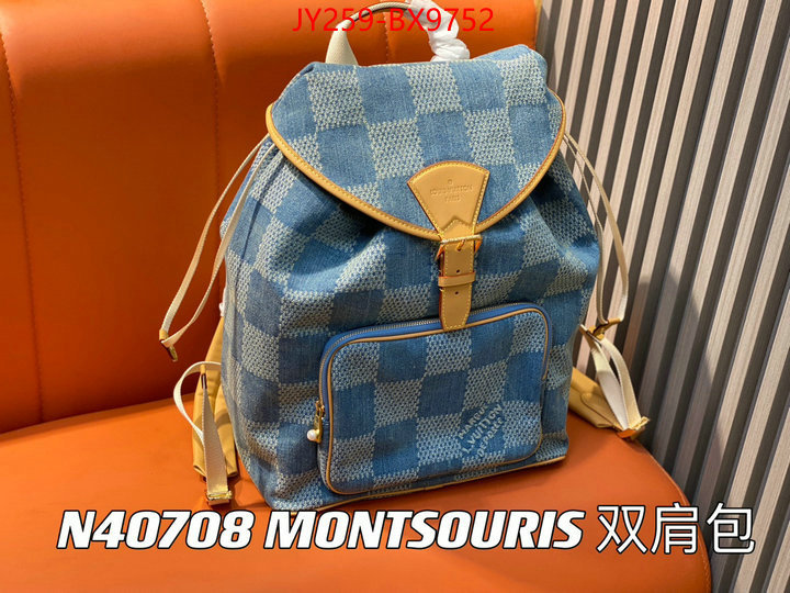 LV Bags(TOP)-Backpack- best ID: BX9752 $: 259USD,