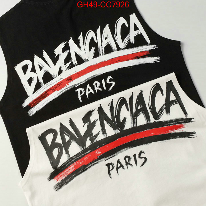 Clothing-Balenciaga fake cheap best online ID: CC7926 $: 49USD