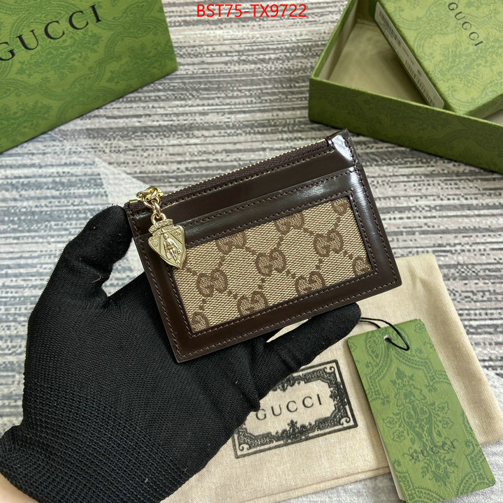 Gucci Bags(TOP)-Wallet- website to buy replica ID: TX9722 $: 75USD,